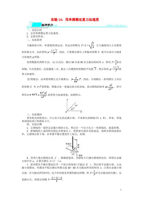 高考物理第一轮复习 (梳理整合+探究突破+巩固提升)专