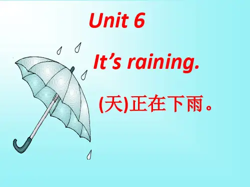人教版七年级下册英语Unit6 ppt