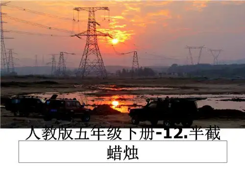最新人教版五年级下册-12.半截蜡烛教学讲义ppt课件