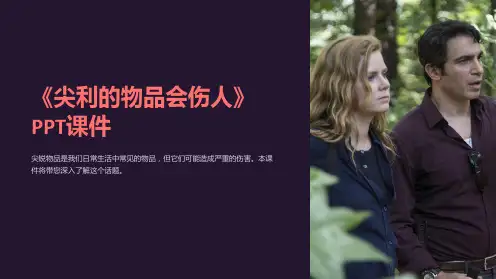 《尖利的物品会伤人》课件