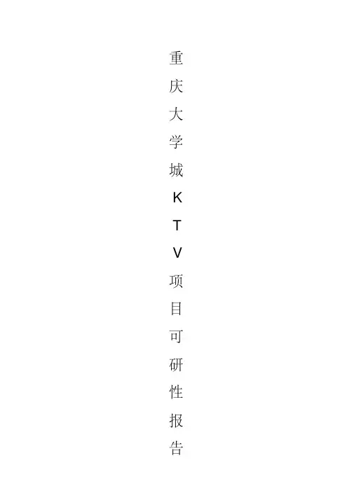项目可研性报告汇编doc