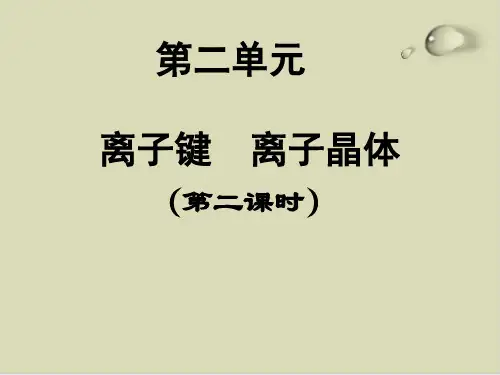 离子晶体课件完美版2
