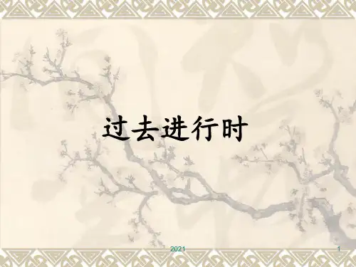 初二过去进行时讲解PPT课件