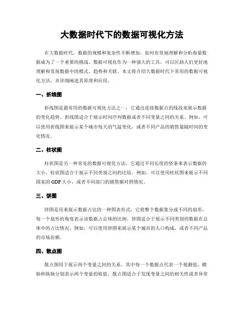 大数据时代下的数据可视化方法