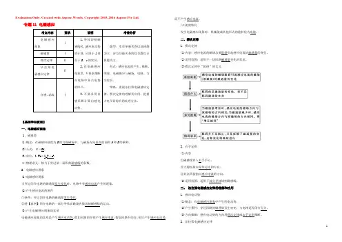 2020年高考物理复习 考前大串讲（基础知识+查漏补缺）专题11 电磁感应（含解析）