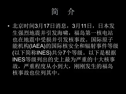 全球十大严重核事故共35页