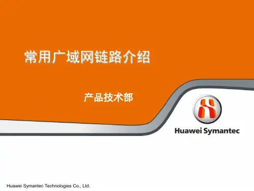 常用广域网链路介绍