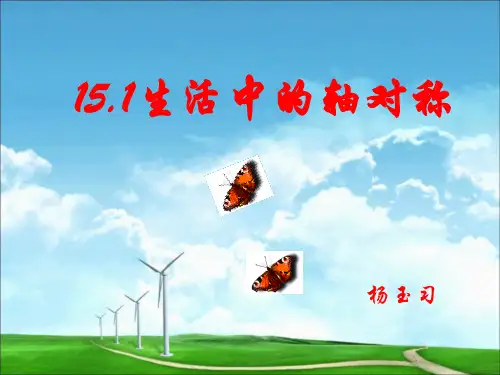 生活中的轴对称图形