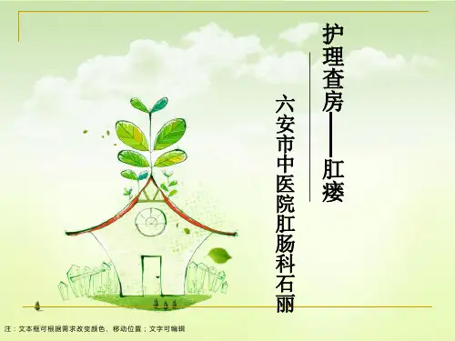 肛瘘护理查房