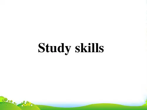 九年级英语上册 第五单元study skills and Main task全套课件 牛津译林