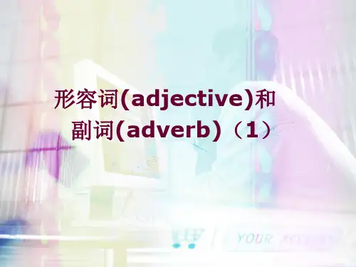 adjective & adverb (1)