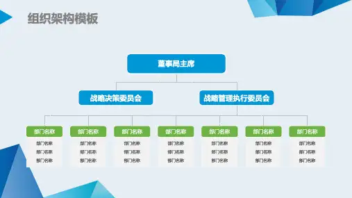 公司组织架构图模板(完整版)可编辑 (105)