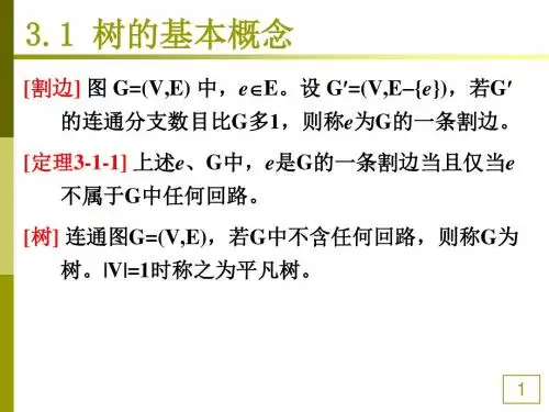 《图论》第3章_树