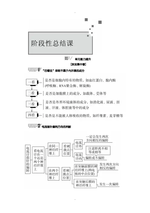 最新人教版生物一轮复习教案：第八单元 生命活动的调节和免疫含答案