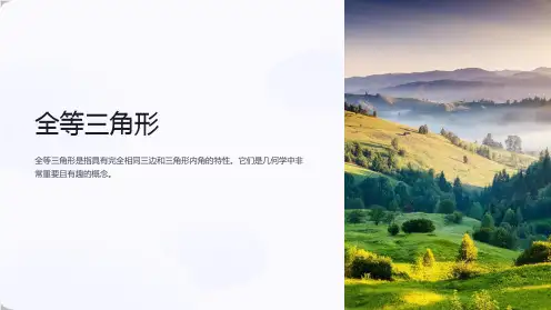 《全等三角形》课件