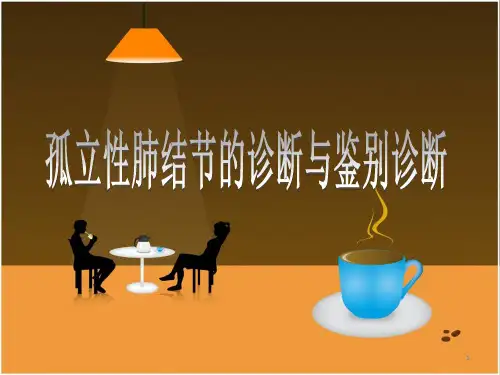 肺内孤立结节ppt课件