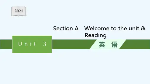 2021_2022学年新教材高中英语Unit3GettingalongwithothersSecti