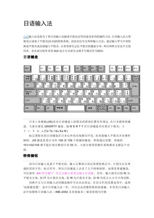 日语输入法