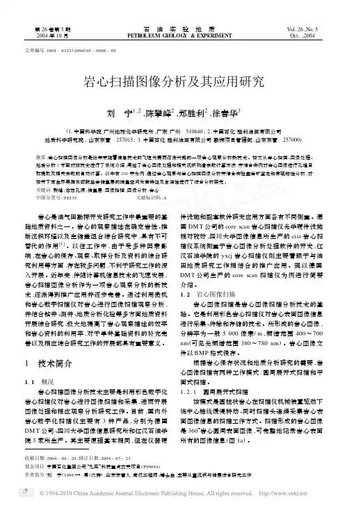 岩心扫描图像分析及其应用研究_刘宁