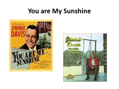 you are my sunshine(你是我的阳光)