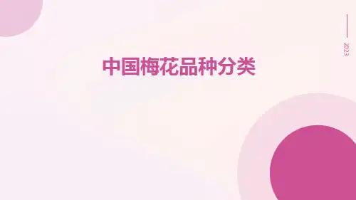 中国梅花品种分类