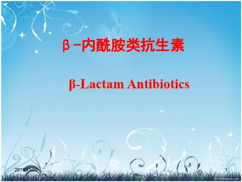 β-内酰胺类抗生素