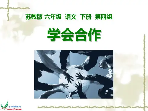 《学会合作》苏教版六年级语文下册课件教材课件PPT