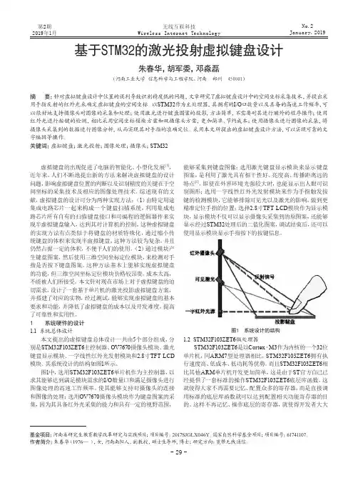 基于STM32的激光投射虚拟键盘设计
