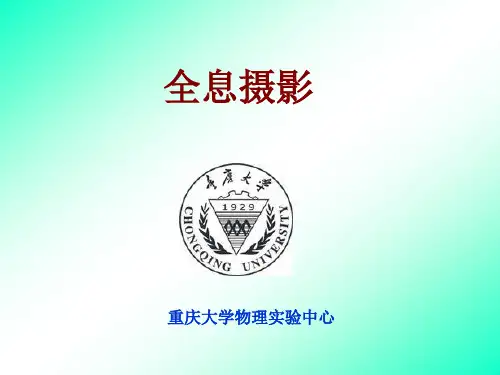 大学物理实验-全息摄影