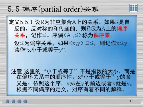 偏序