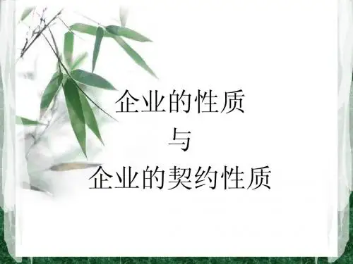 企业性质