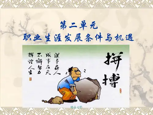 教案发展职业生涯要从所学专业起步.ppt