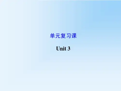 人教版九年级英语第三单元复习课件.ppt
