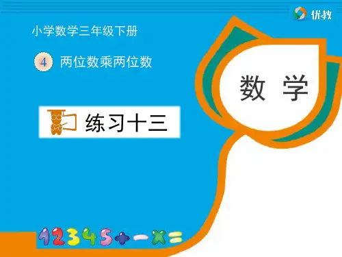 《练习十三》习题课件【可修改】.ppt