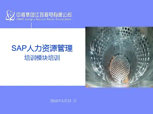 SAP人力资源管理培训模块(ppt 69页)