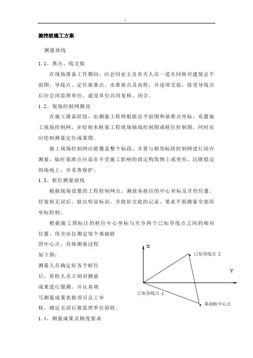 旋挖桩项目施工标准工艺规范标准