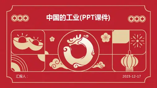2023中国的工业(PPT标准课件)