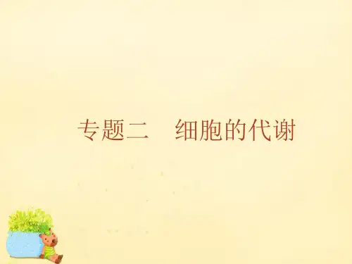 高考生物二轮复习专题3酶和ATPPPT课件