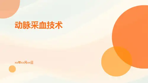 动脉采血技术