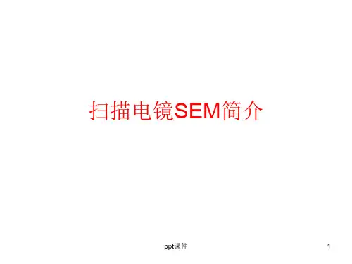 sem扫描电镜  ppt课件