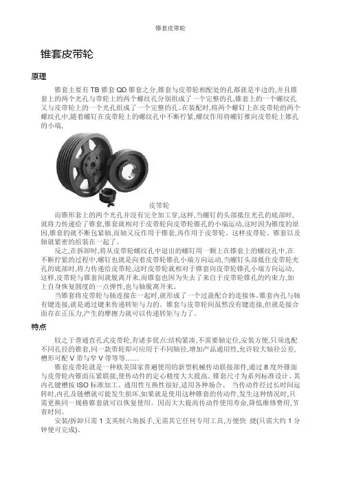 锥套皮带轮
