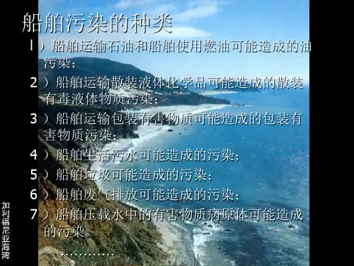 MARPOL公约和规则介绍