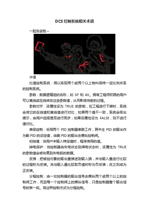 DCS控制系统相关术语