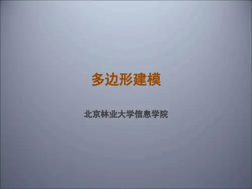 多边形建模