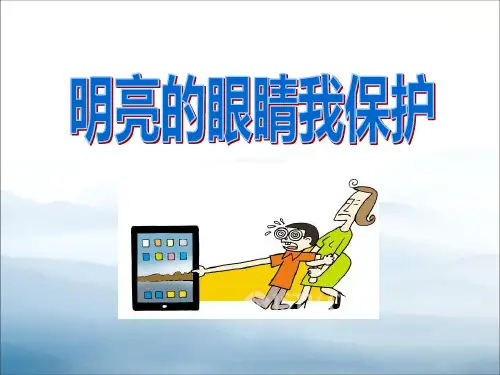 《明亮的眼睛我保护》PPT【优秀课件PPT】