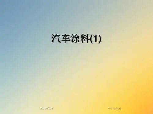 汽车涂料(1)
