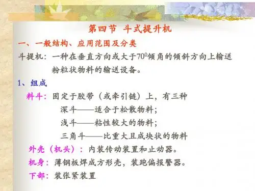 6-4  斗式提升机