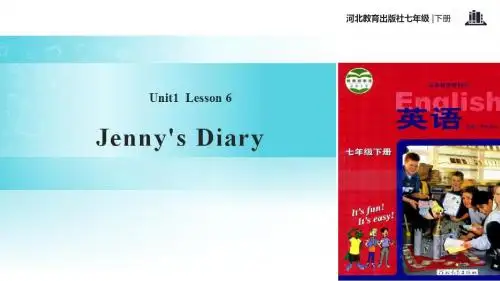 初中冀教版英语七年级下册【教学课件】Unit 1 Lesson 6
