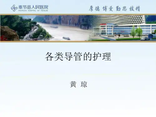 各种导管护理