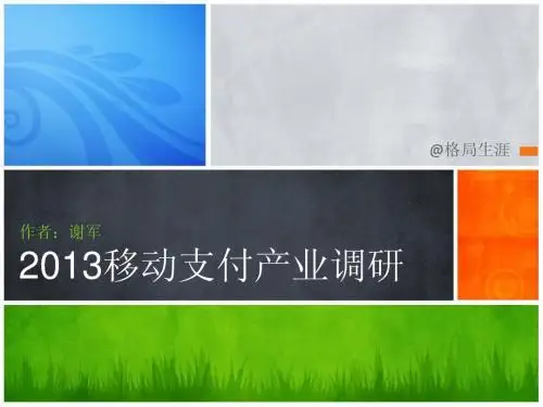 移动支付行业调研报告v1.2